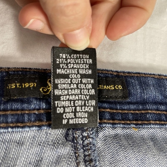 Southpole Jeans Womens 9 Bootcut Flare Mid Rise Medium Wash Pocket Bling Stretch - Picture 7 of 13